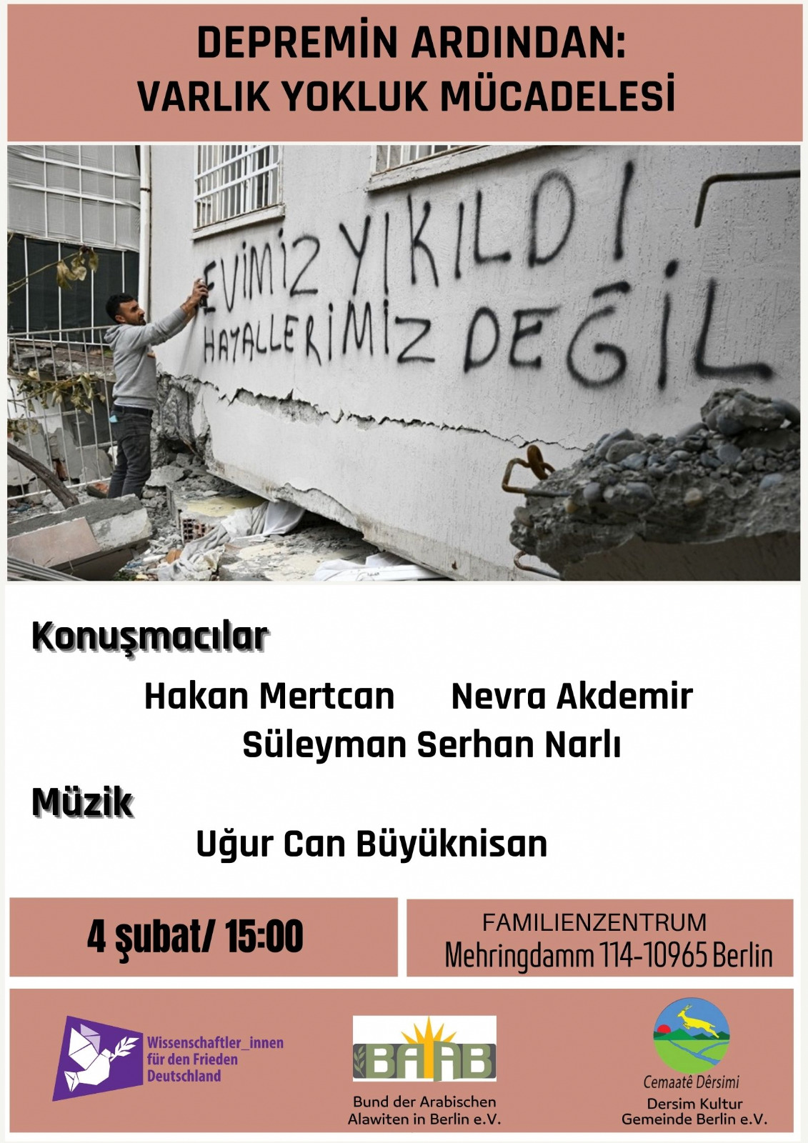 Podiumsdiskussion: Nach dem Erdbeben