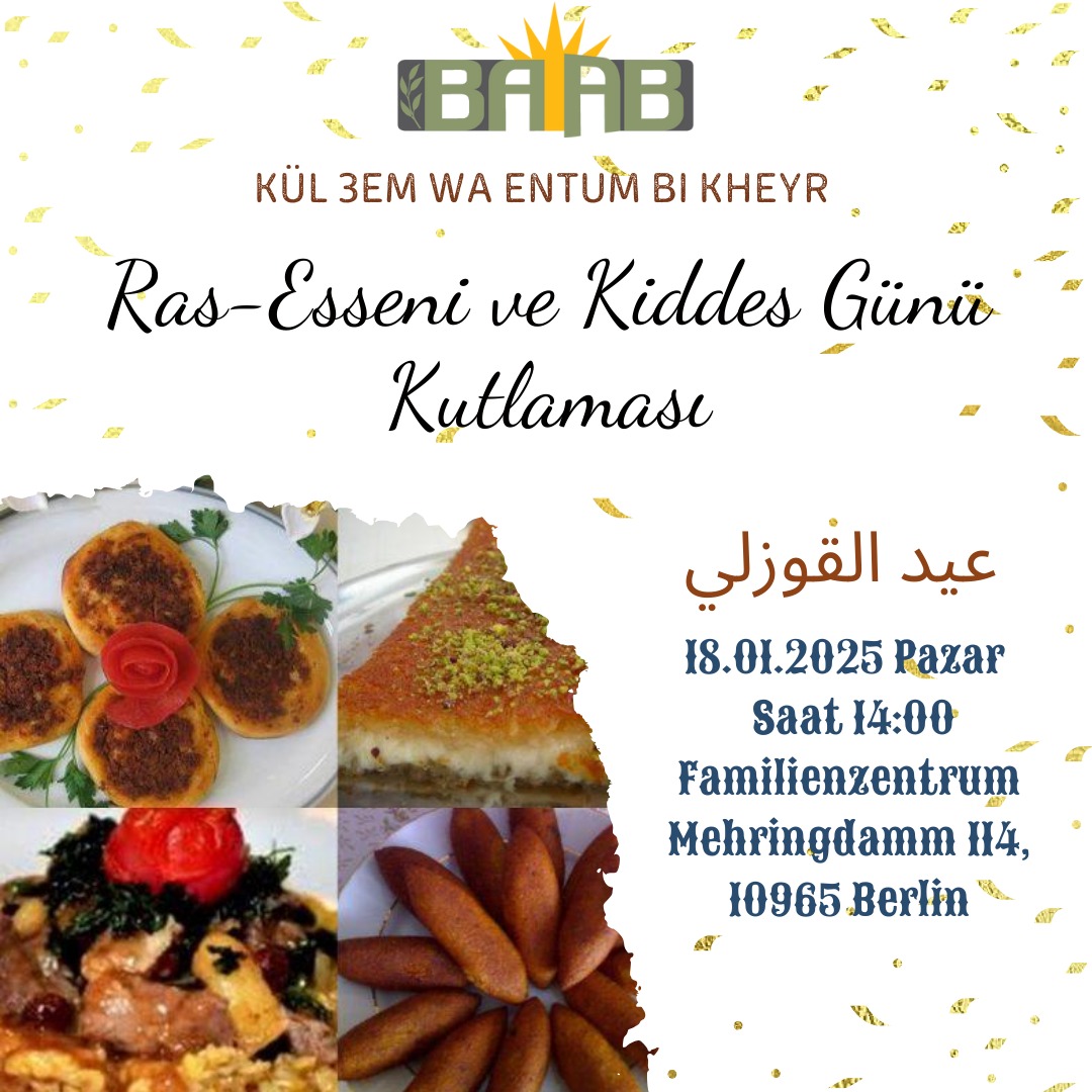 Ras-Esseni und Kiddes-Tag 2026